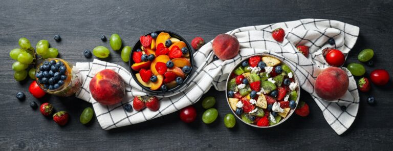 Fruit salad prepared for NutriPOM's Holistic Nutrition Programs.
