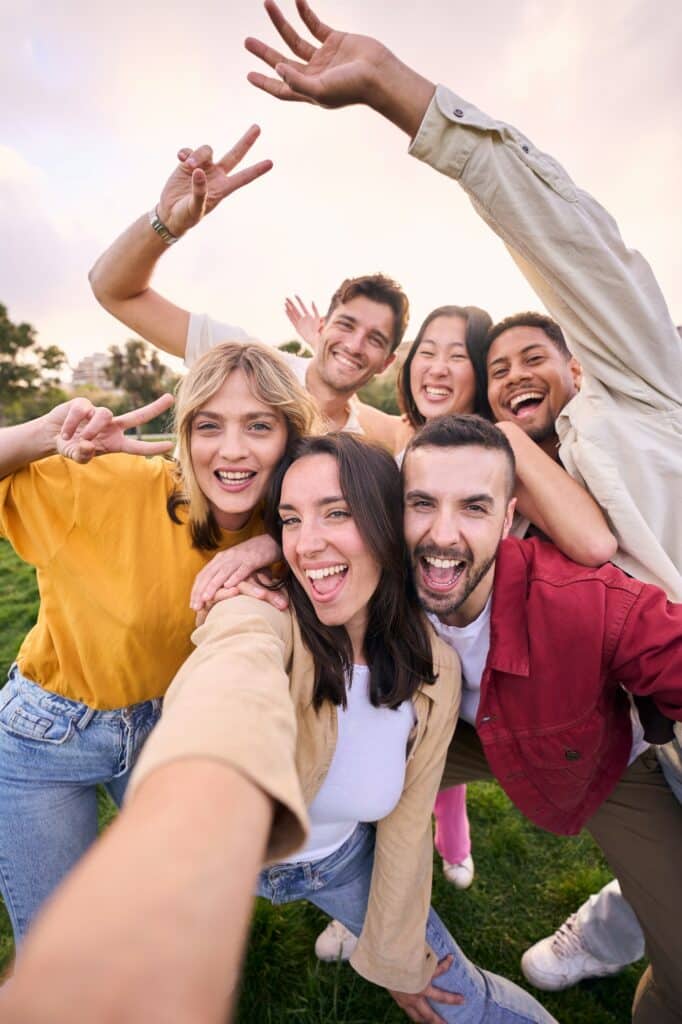 A group of happy people who have enrolled NutriPOM's Metabolic Balance Program in Calgary.